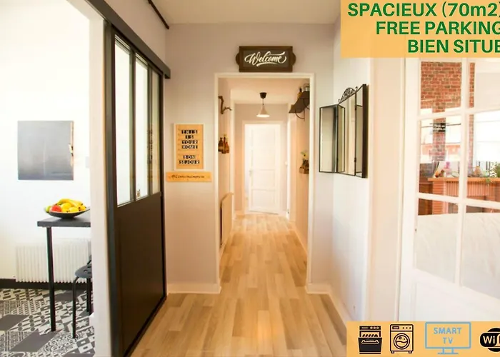 #lindustriochampetre Free Parking, Bien Situe, Spacieux, Proche Clinique Apartment